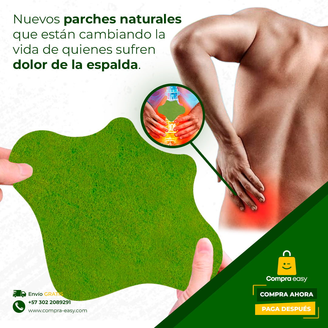 Parches Naturales para Aliviar el Dolor de Espalda x10 Unidades + ENVÍO GRATIS!
