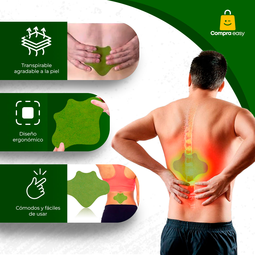 Parches Naturales para Aliviar el Dolor de Espalda x10 Unidades + ENVÍO GRATIS!