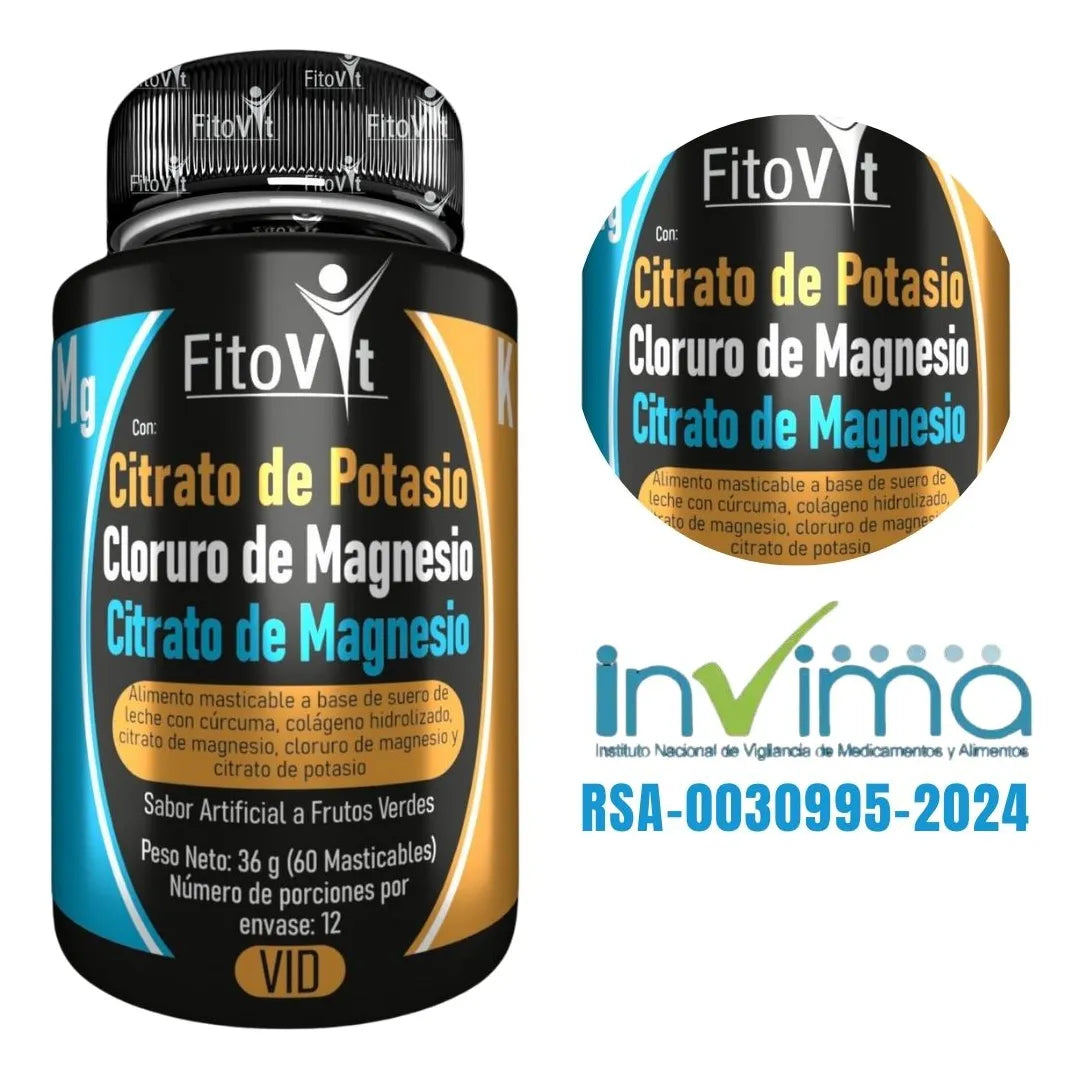MAGNESIO 110ML + CITRATO DE MAGNECIO X60