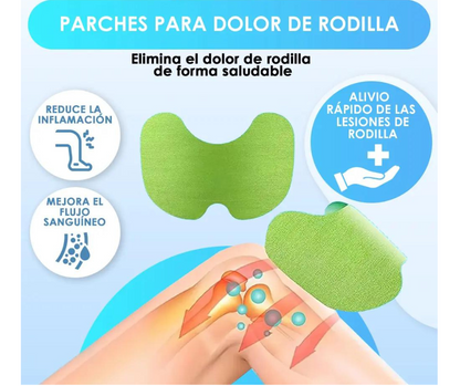 Parches de alivio para el dolor de Rodilla x12 Unidades + ENVÍO GRATIS!