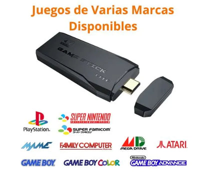 Consola 4K HDMI Game Stick Inalámbrico + ENVÍO GRATIS.