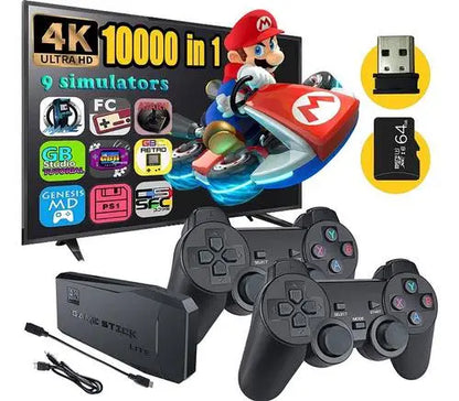 Consola 4K HDMI Game Stick Inalámbrico + ENVÍO GRATIS.