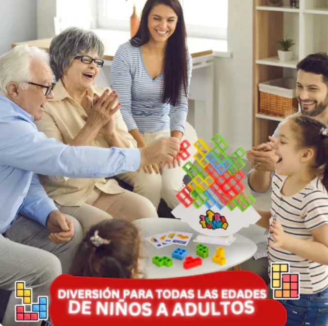 TORRE TETRIS: Desafía tu Equilibrio y Estrategia: ¡Diversión para Todos!